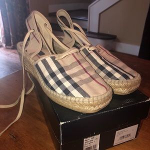 Burberry Espadrilles size 8
